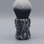 M60 Cadman shaving brush silver swirls
