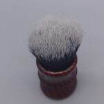 shaving brush red carbon effect